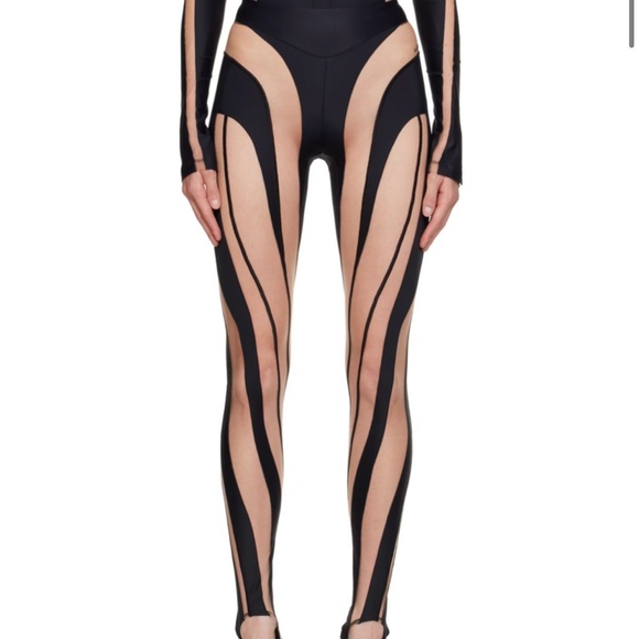 NWT Mugler spiral leggings - Picture 5 of 6